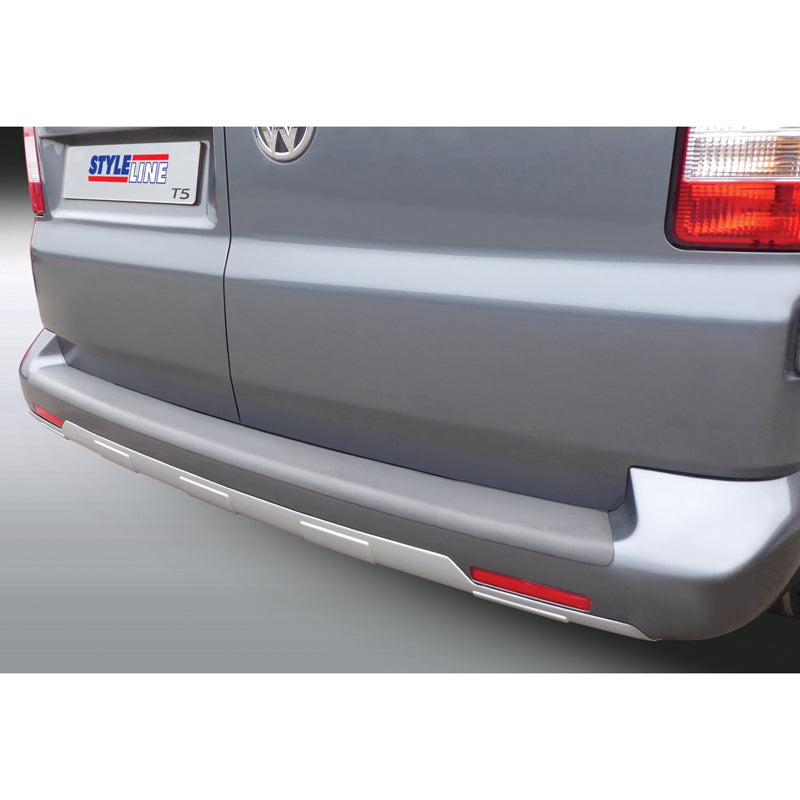 RGM, Rear bumper skirt 'Skid-Plate', passer til Volkswagen Transporter T5 Facelift 2010-2015 Silver (ABS)