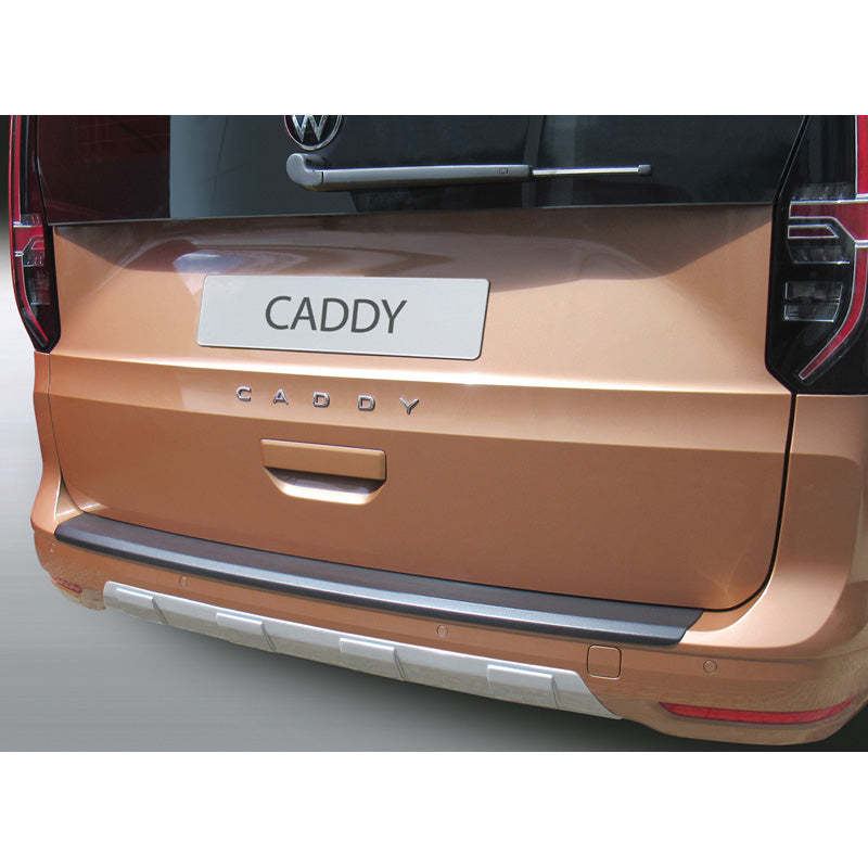 RGM, Rear bumper skirt 'Skid-Plate', passer til Volkswagen Caddy V Box/MPV 2020- Black (ABS)