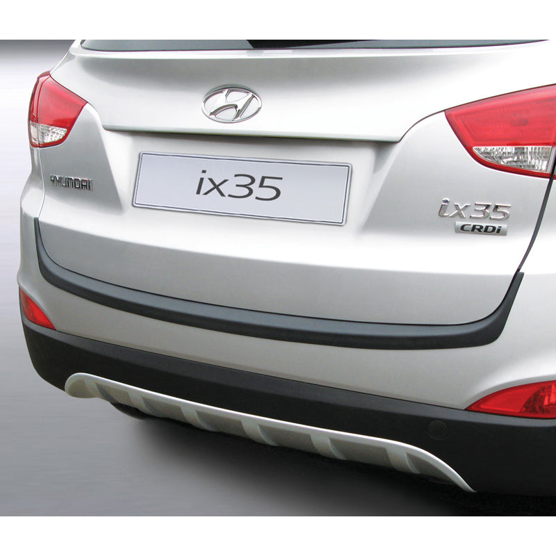 RGM, Rear bumper skirt (Diffusor), passer til Hyundai ix35 3/2010- - silver (ABS)
