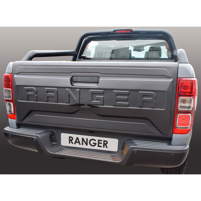 RGM, ABS Tailgate cover, passer til Ford Ranger 2015-2022 - Black