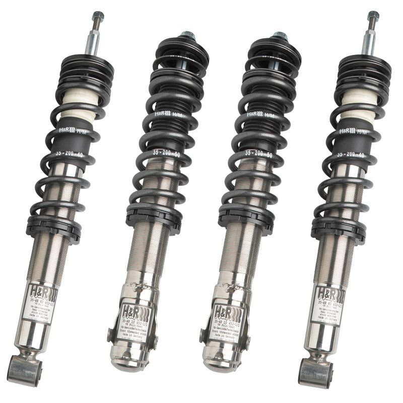 H&R, Twin-Tube Coil Over Kit Version 2, passer til Audi A3/Seat Leon/Toledo/Skoda Octavia/Volkswagen Beetle/Bora/Golf IV FA40-70/RA30-60mm