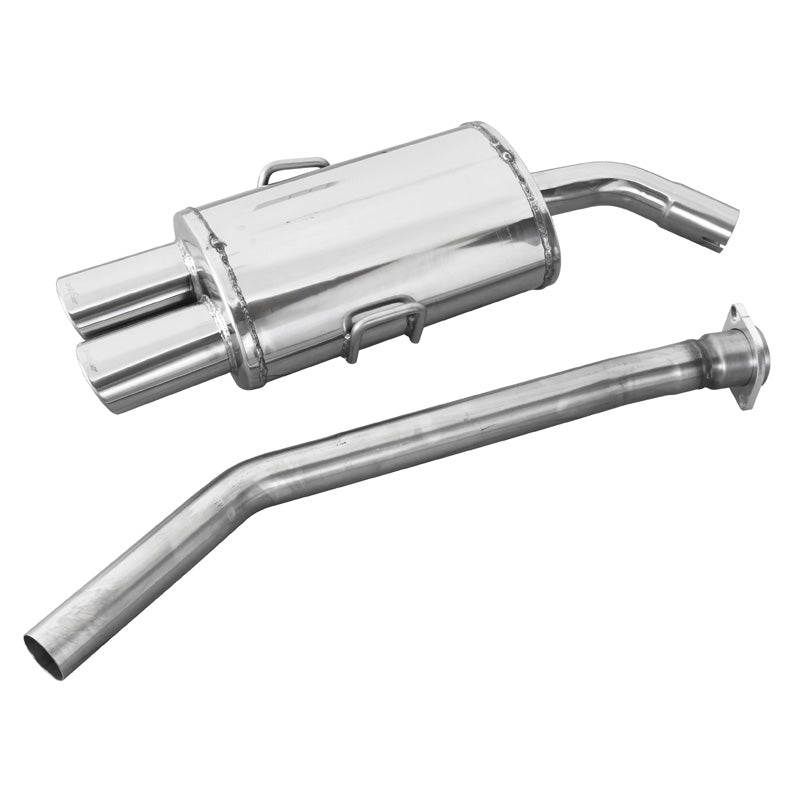 InoXcar, Sportsudstødning, passer til BMW 3-Series E36 320i 1992- 2x90x70mm