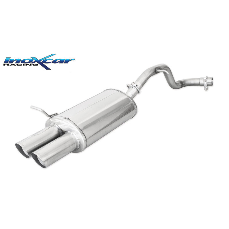 InoXcar, Sportsudstødning, passer til Volkswagen Golf IV 1.9 TDI 90hp 1997- 2x75mm Racing
