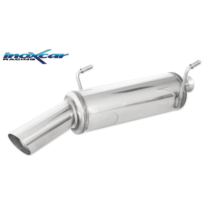 InoXcar, Sportsudstødning, passer til Peugeot 206 HDI 1.6 110hp 2004-2006 1x90mm Rally