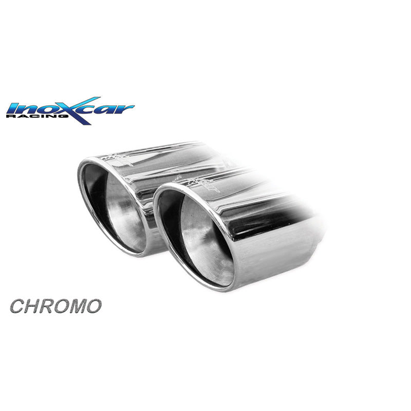 InoXcar, Sportsudstødning, passer til Seat Leon 5F 2.0 TDI FR 150hp 2014- 2x80mm X-Race