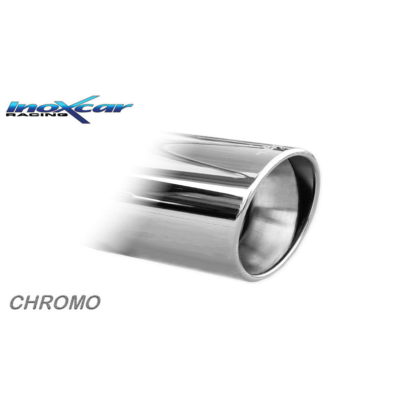 InoXcar, Sportsudstødning, passer til Subaru Impreza 4WD 2.0 WRX 2001- 1x100mm X-Race