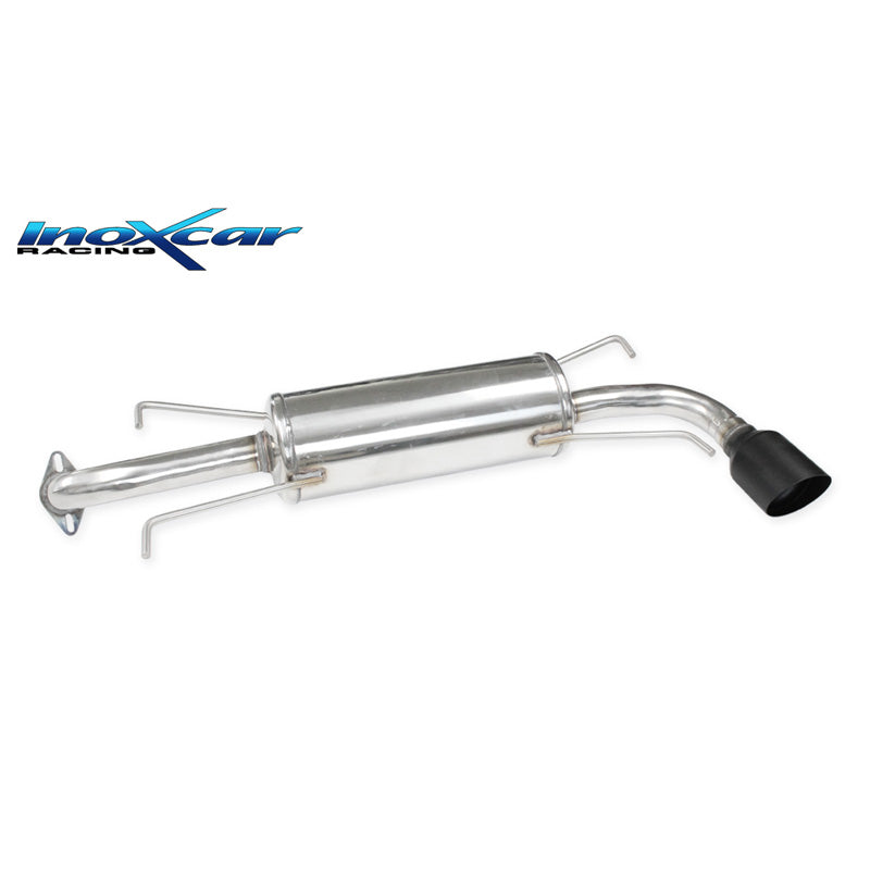 InoXcar, Sportsudstødning, passer til Subaru Impreza 4WD 2.0R 150hp 2007- 1x100mm Ceramic Black