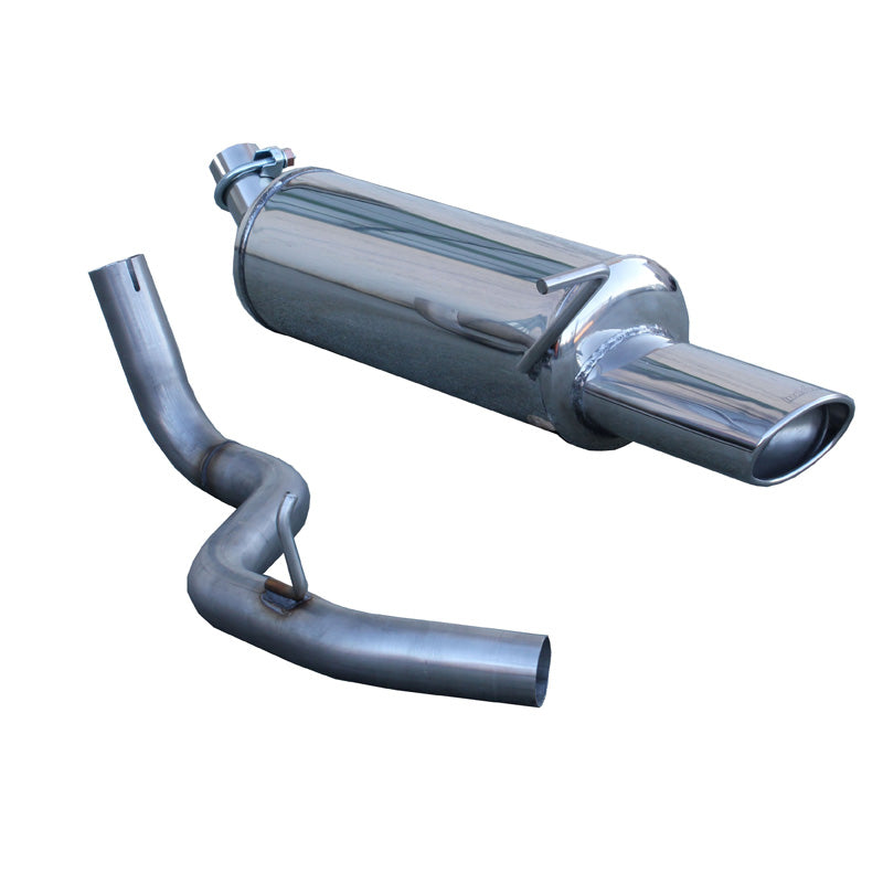 InoXcar, Sportsudstødning, passer til Volkswagen Golf IV 1.6 8v (101HP) 1997- 120x80mm