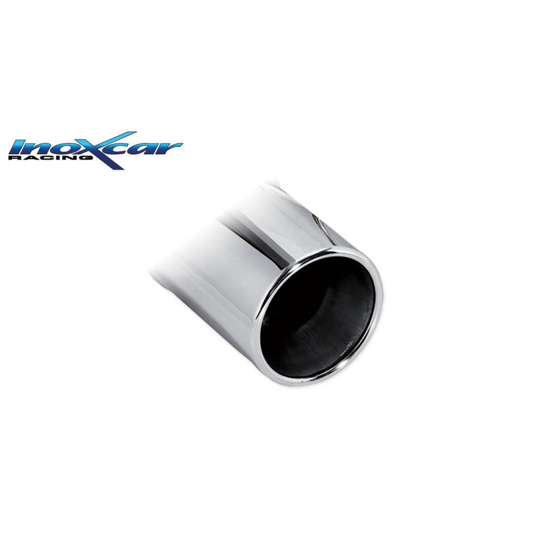 InoXcar, Sportsudstødning, passer til Volkswagen Polo 6R 1.4 85hp 2010-2014 1x80mm