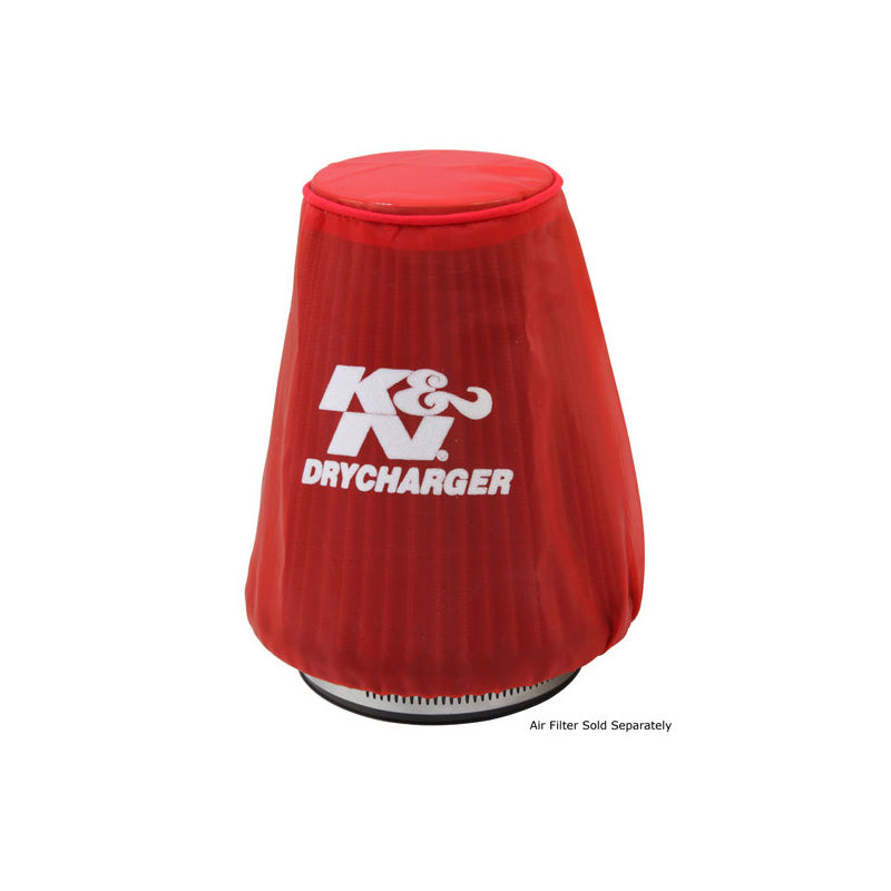 K&N, PreCharger Filter Wrap - Rød - 133x152mm