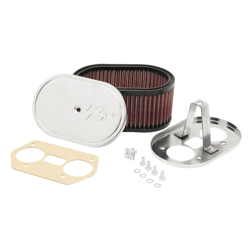 K&N Custom Racing Assembly Small Oval, passer til Weber 36/40/44 IDF/IDA, Assembly height 85mm (56-1170)