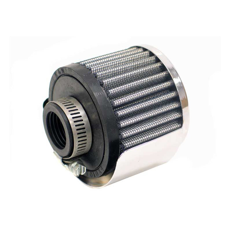 K&N Crankcase Vent Filter - Rubber Base - 25mm flange - Shielded (62-1511)