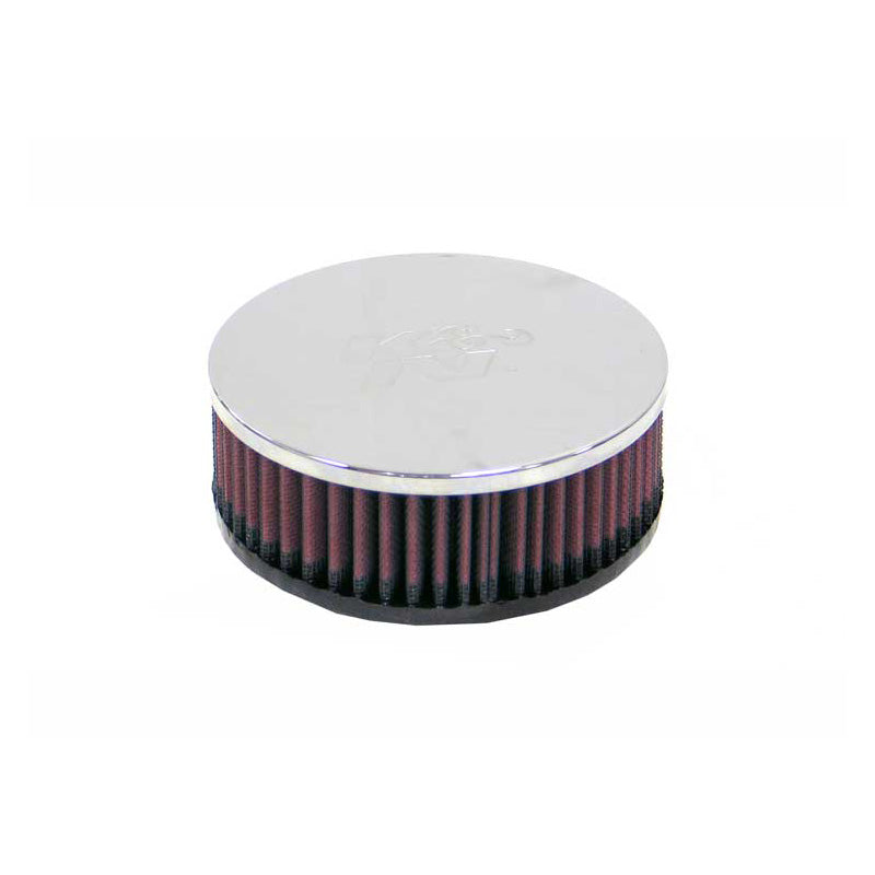 K&N Universal Round Air Filter 51mm flange, 137mm outside diameter, 51mm height (RC-2440)