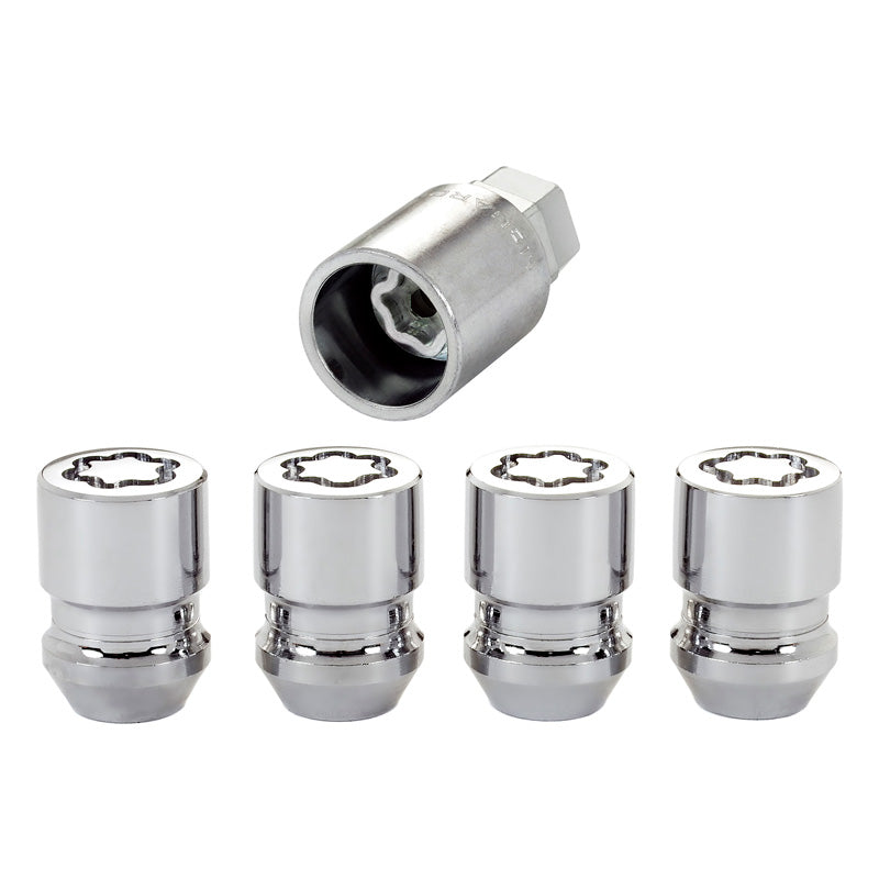 McGard, Hjullåsemøtrikker, M12x1.50, Konisk, Længde 32.5mm (19mm sekskant), sæt â 4