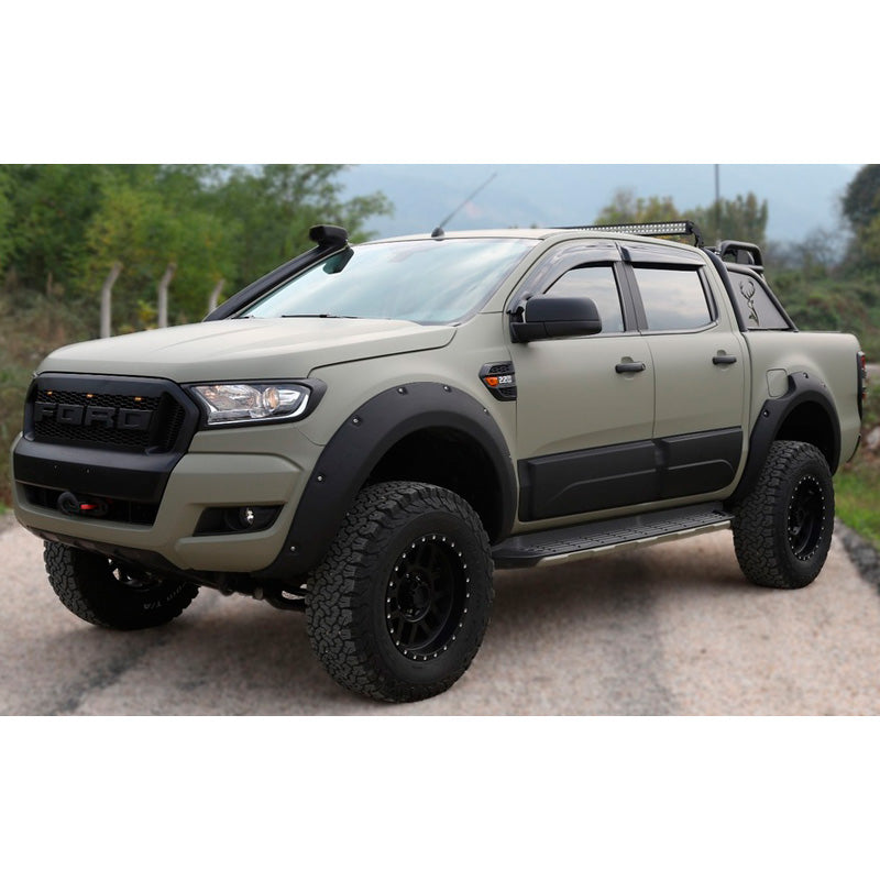 OneWay, Side body moulding, Glossy sort, Passer til Ford Ranger T6/T7/T8 2012-2022, 4 dele