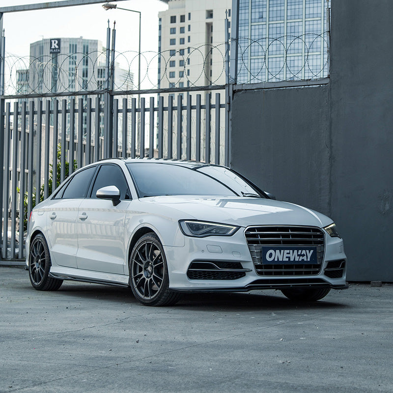 OneWay, Komplet bodykit, Gloss Black, passer til Audi S3 8V Sedan (2013-2016)