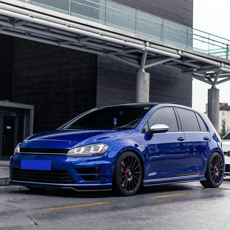 OneWay, Komplet Bodykit, Blank sort, passer til Volkswagen Golf VII HB R (2013-2016)