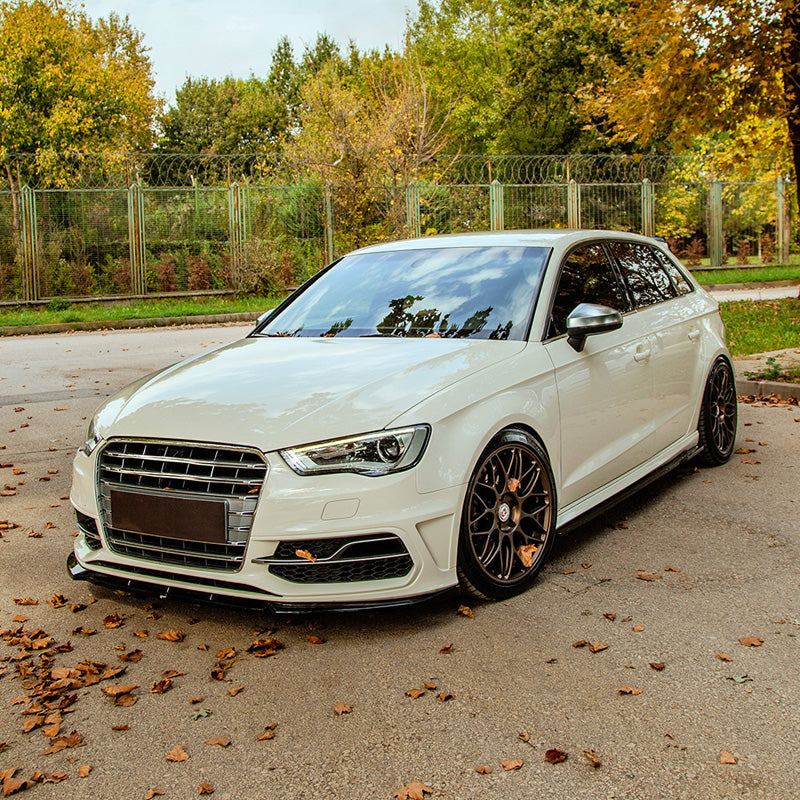 OneWay, Komplet body kit, Blank sort, passer til Audi S3 Sportback 8V (2013-2016)
