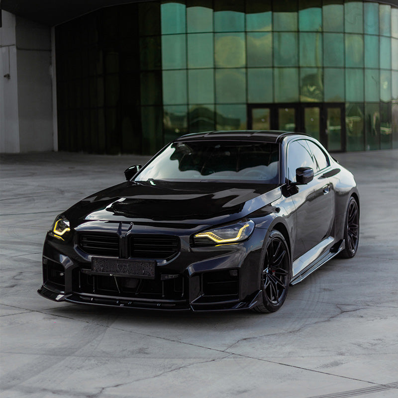 OneWay, Komplet body kit, Blank sort, passer til BMW M2 G87 Coupe (2023-)