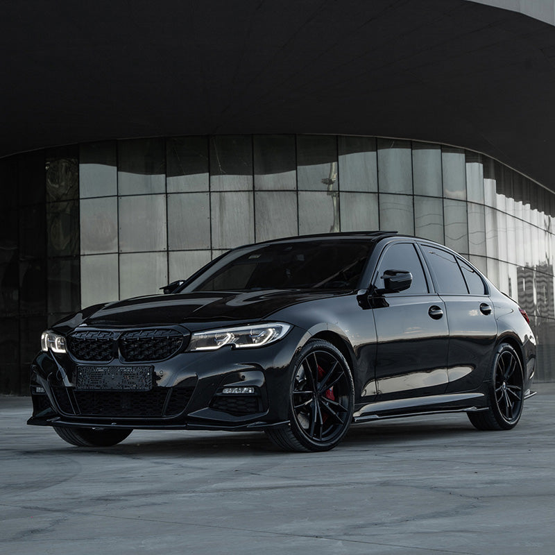 OneWay, Komplet Bodykit, Gloss Black, passer til BMW 3-Serie G20 Sedan M-Pack & M340i (2018-2022)