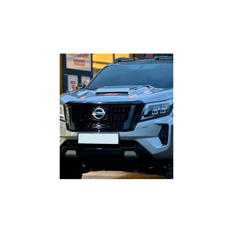 OneWay, Bonnet Scoop, Matt Sort, Passer til Nissan Navara D23 NP300 (2014-2021)