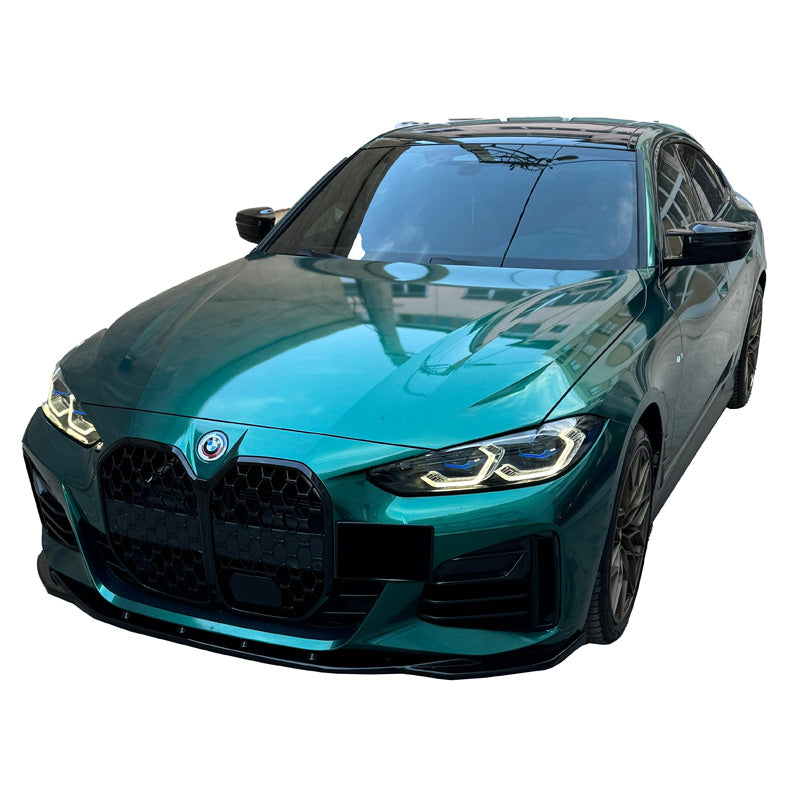 OneWay, Frontspoiler, Glossy sort, Passer til BMW i4 G26 M-Pack 2021- & 4-Series G26 M-Pack/M440i 2021-