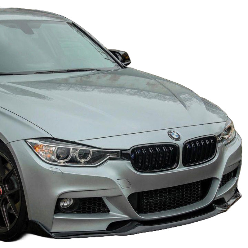 OneWay, Frontspoiler, Glossy Sort, Passer til BMW 3-Serie F30 M-Tech (2012-2019)