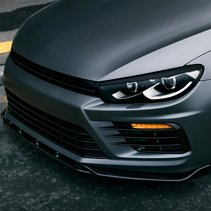 OneWay, Frontspoiler, Blank Sort, passer til Volkswagen Scirocco R Facelift (2014-2017)