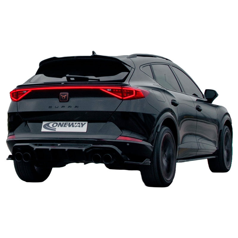 OneWay, Bagkofanger side splittere, Højglans sort, Passer til Cupra Formentor 2020-, 'Sporty Look' – 2 dele