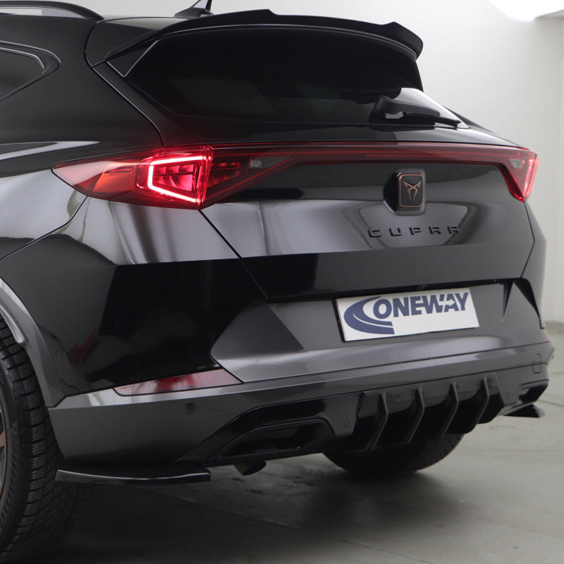 OneWay, Bagkofanger diffusor, Glossy Sort, Passer til Cupra Formentor 2020-2024
