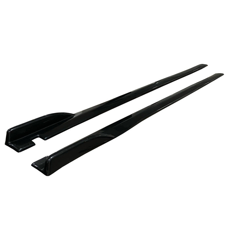 OneWay, Sideskørter, Universal, Glanssort, Længde 190 cm, 2-delt sæt