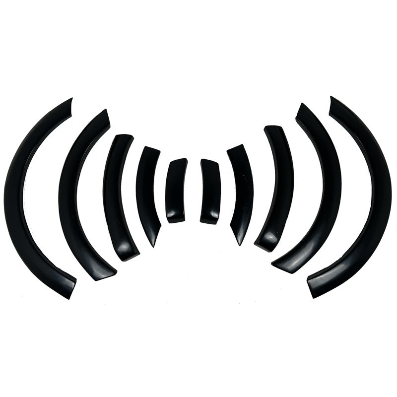 OneWay, Skærmkanter, Glanssort, Passer til Volkswagen Caddy MK4 (2015-2020), 10 stk. sæt