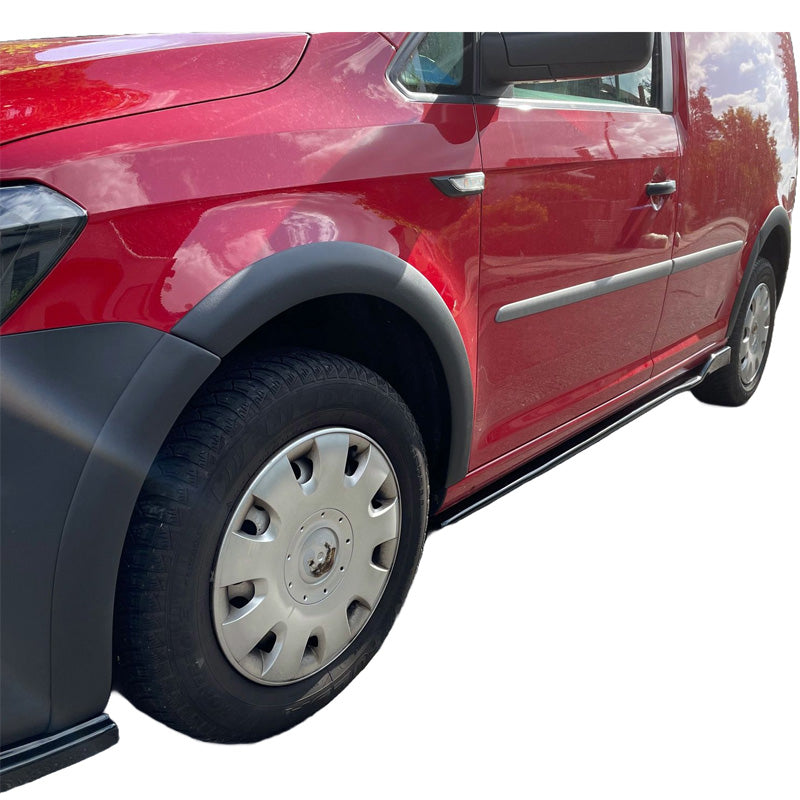 OneWay, Skærmkanter, Mat Sort, Passer til Volkswagen Caddy MK4 (2015-2020), Kort akselafstand, 10 stk.