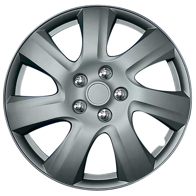 AutoStyle, Hjulkapsler, 4stk, Carolina 14-tommer matt-gunmetal