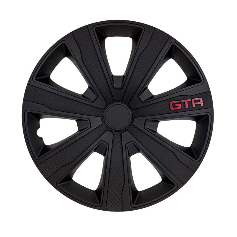 J-Tec, Hjulkapsler, 4stk, GTR Carbon 15-tommer black
