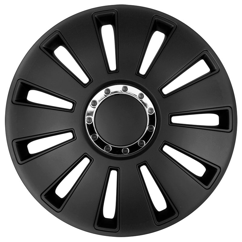 AutoStyle, Hjulkapsler, 4stk, Silverstone Pro 15-tommer black