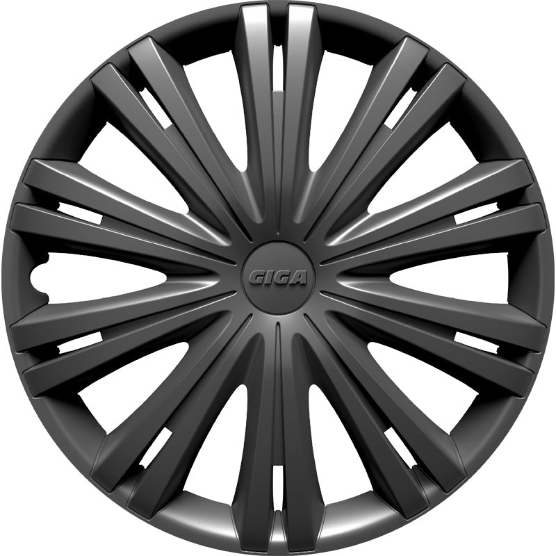 AutoStyle, Hjulkapsler, 4stk, Giga 16-tommer gun-metal