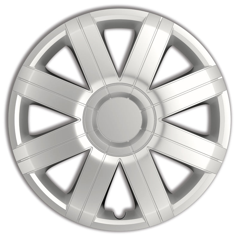 AutoStyle, Hjulkapsler, 4stk, Sportive 14-tommer silver