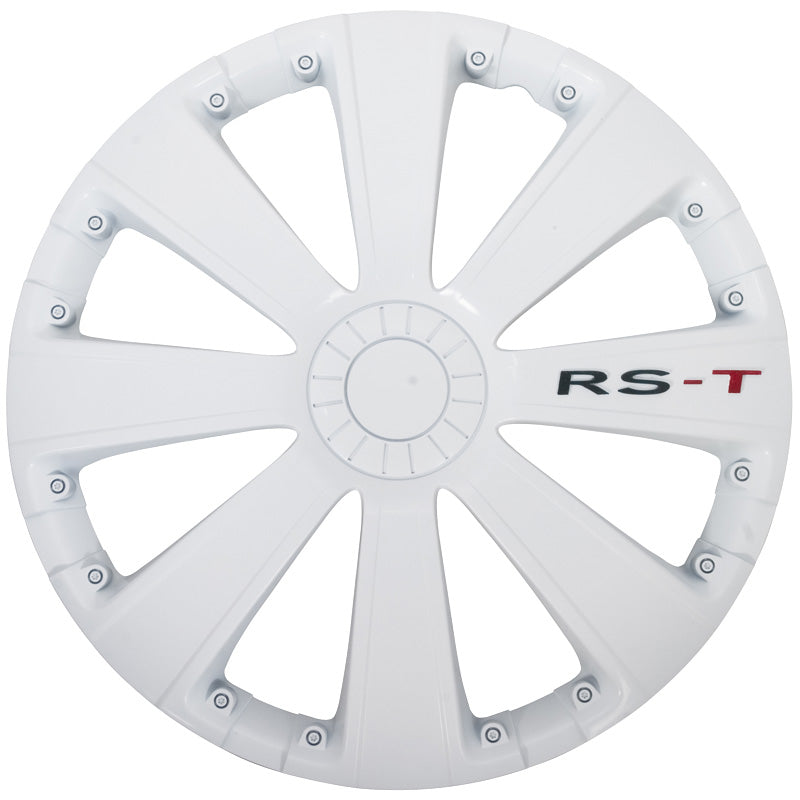 AutoStyle, Hjulkapsler, 4stk, RS-T 13-tommer white