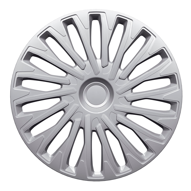 AutoStyle, Hjulkapsler, 4stk, Soho 15-tommer silver