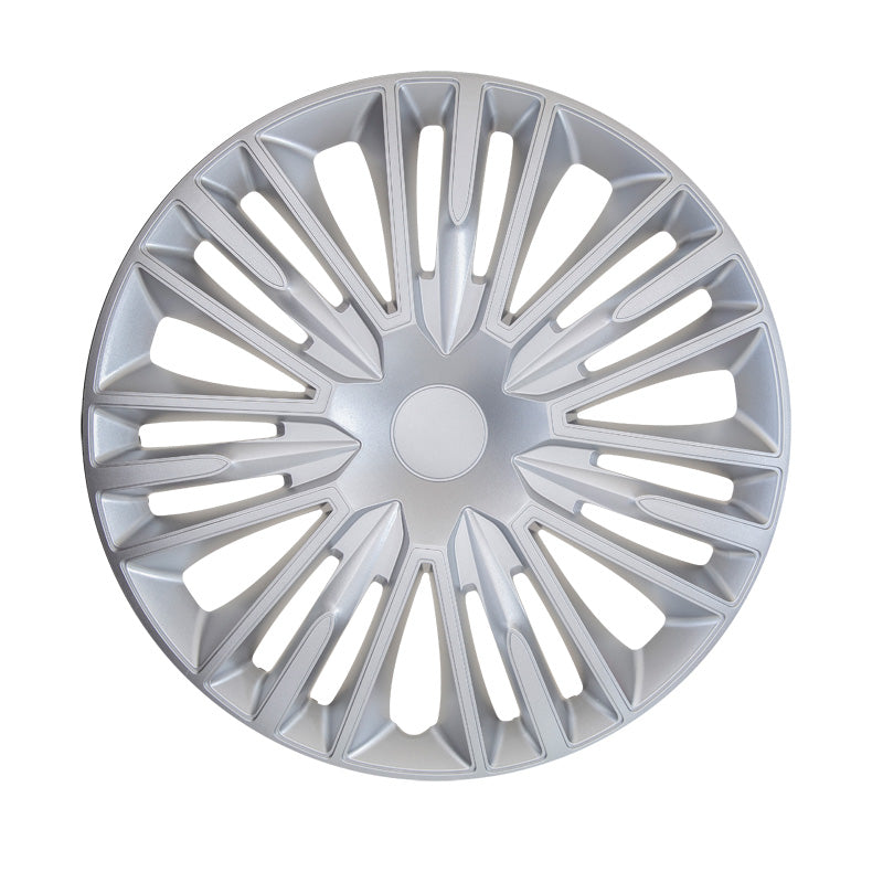 AutoStyle, Hjulkapsler, 4stk, Jerez 15-tommer silver