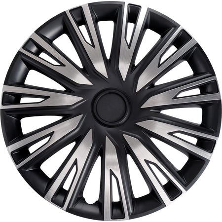 AutoStyle, Hjulkapsler, Copra alu/sort, 4 stk, 14-tommer