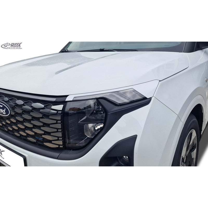 RDX, Øjenskygge, ABS Blank Hvid, passer til Ford Transit Courier & Tourneo Courier (2023-)