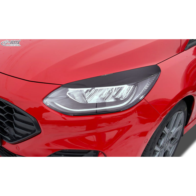 RDX, Øjenskygge, ABS Blank Sort, passer til Ford Fiësta VII Facelift (2022-2024)