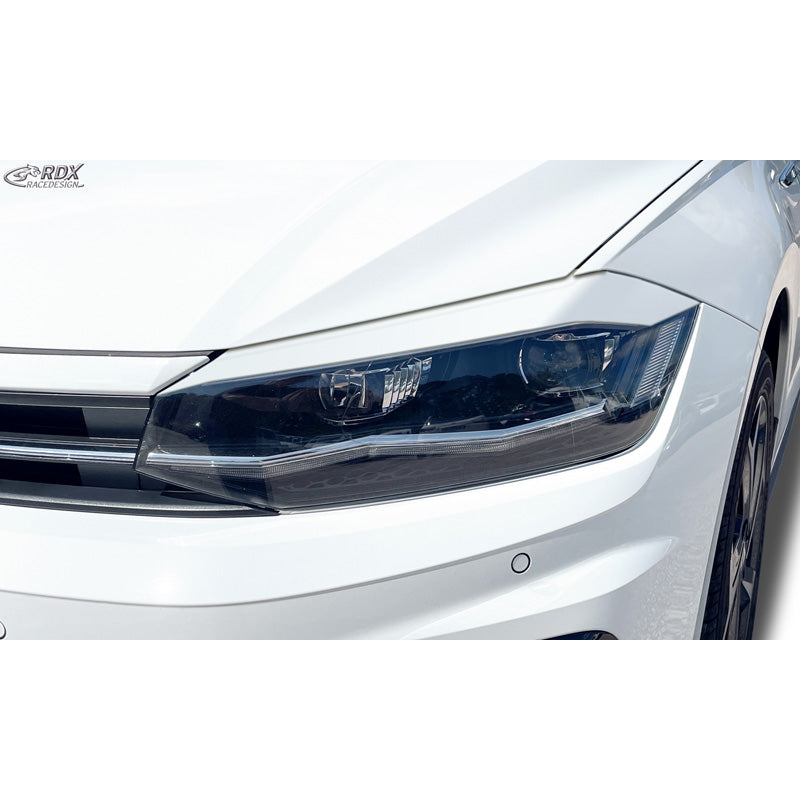 RDX Racedesign, Øjenskygger, passer til Volkswagen Polo (AW) 2017- (ABS)