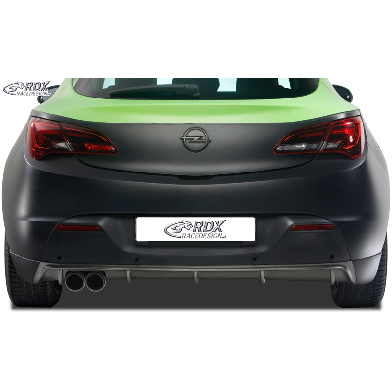RDX Racedesign, Rear bumper skirt 'Diffusor', passer til Opel Astra J GTC 2009-2015 excl. OPC (PUR)