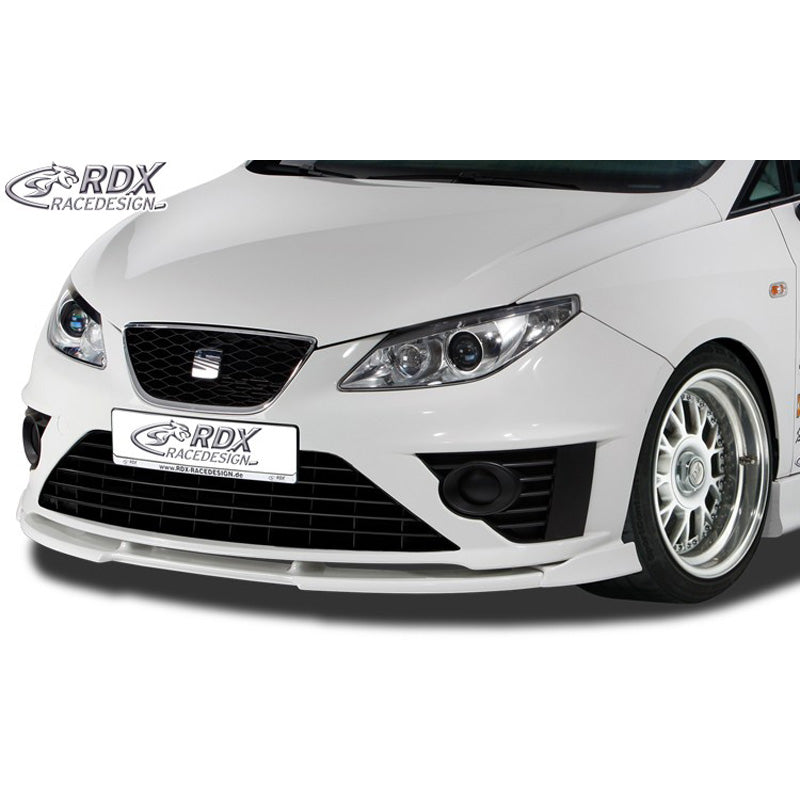 RDX Racedesign, Frontspoiler Vario-X, Passer til Seat Ibiza 6J (2008-2012) med SE Body kit, Ubehandlet PU