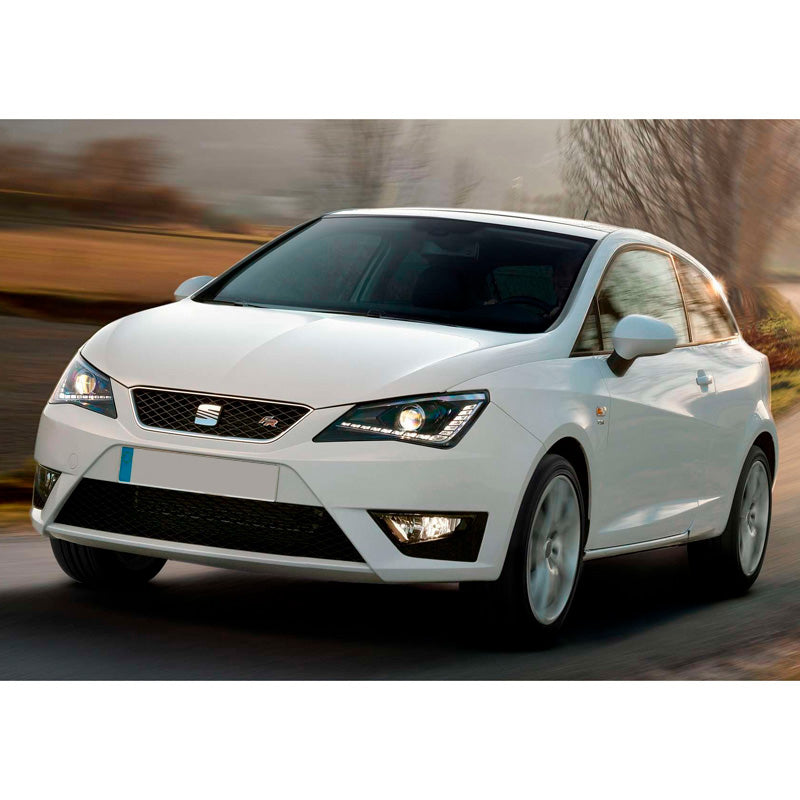 AutoStyle, Forkofanger til Seat Ibiza 6J Facelift 3/5-dørs + ST 2013- 'FR-Look' inkl. Grill og Tågeforlygter - Ubehandlet