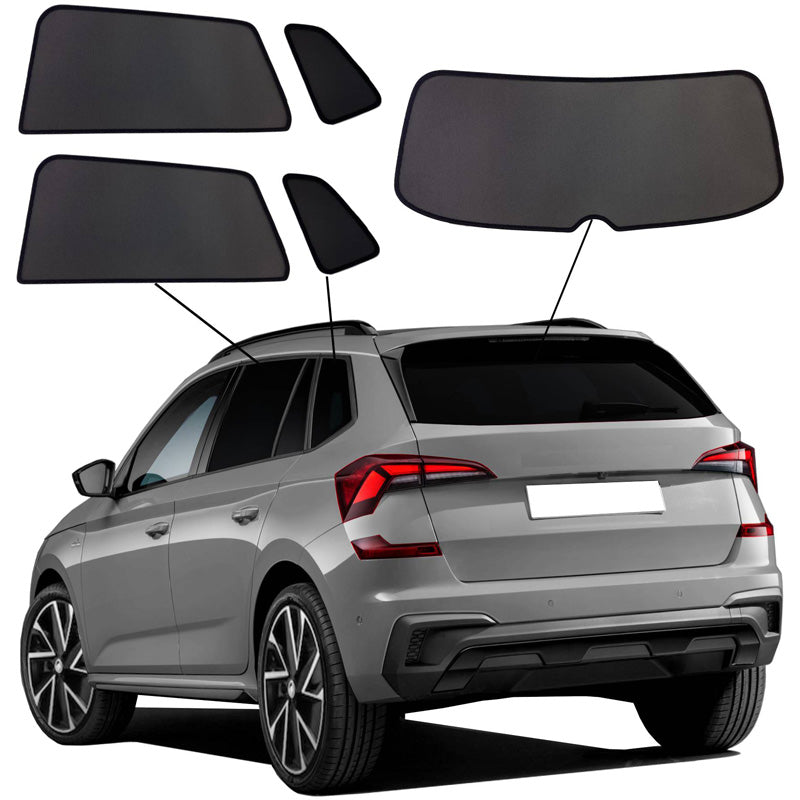 SunClip, Solgardin og Solfilter, passer til Skoda Kamiq (NW) Facelift (2024-)