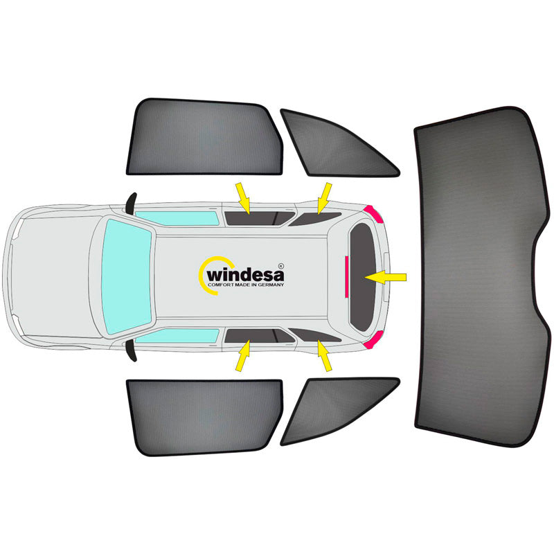 SunClip, Solgardin, passer til Skoda Kodiaq I (2017-2024)